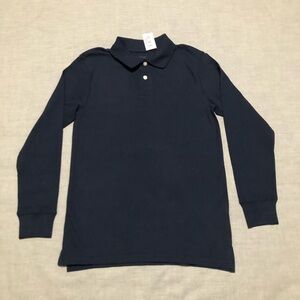 The Children’s Place Long Sleeve Blue Polo Size Large 10-12